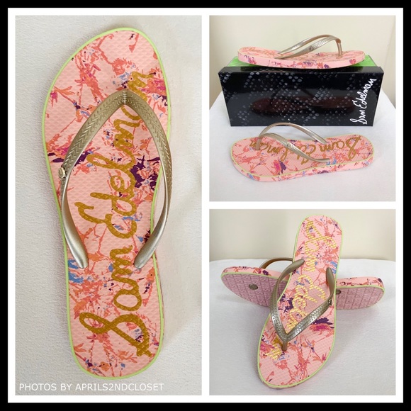 SAM EDELMAN SLIDE SANDALS FLIP FLOPS - Picture 2 of 8